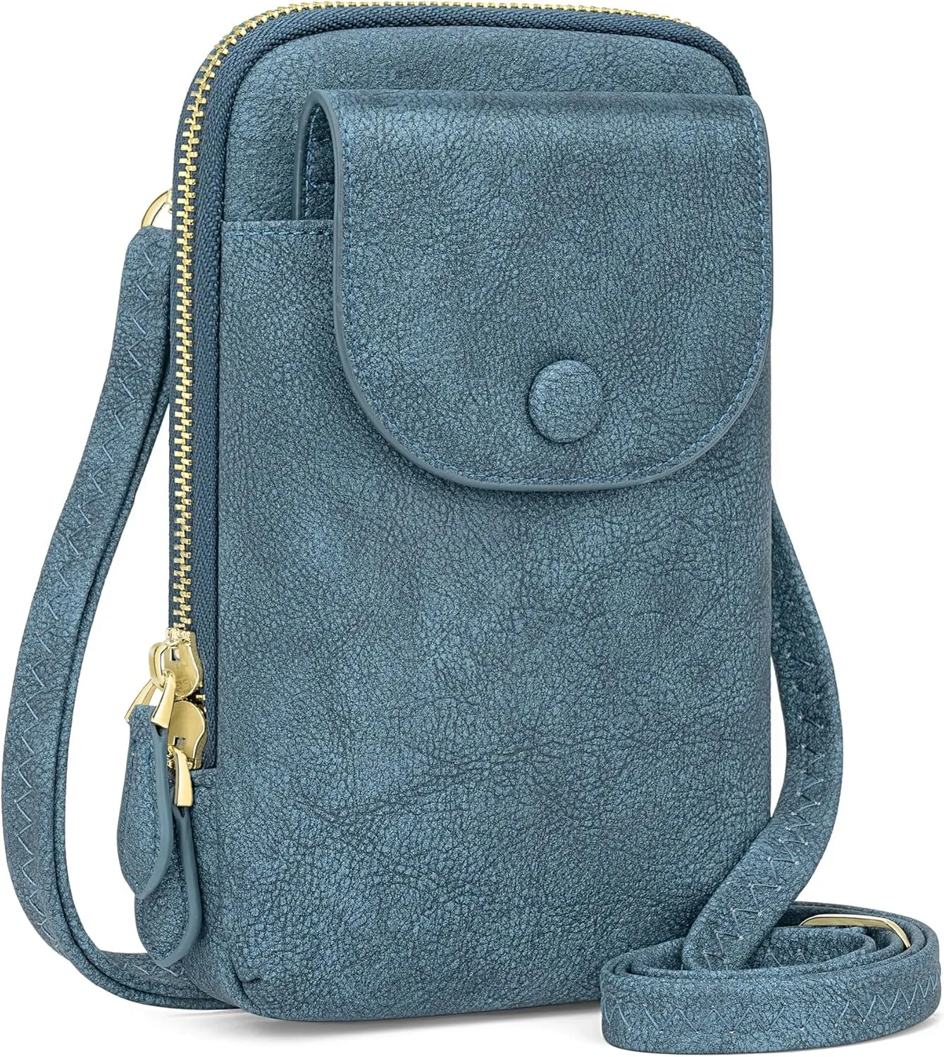Peacocktion Small Crossbody Bags for Women, Cell Phone Bag Wallet Purses with Card Slots Adjustable Strap Zipper