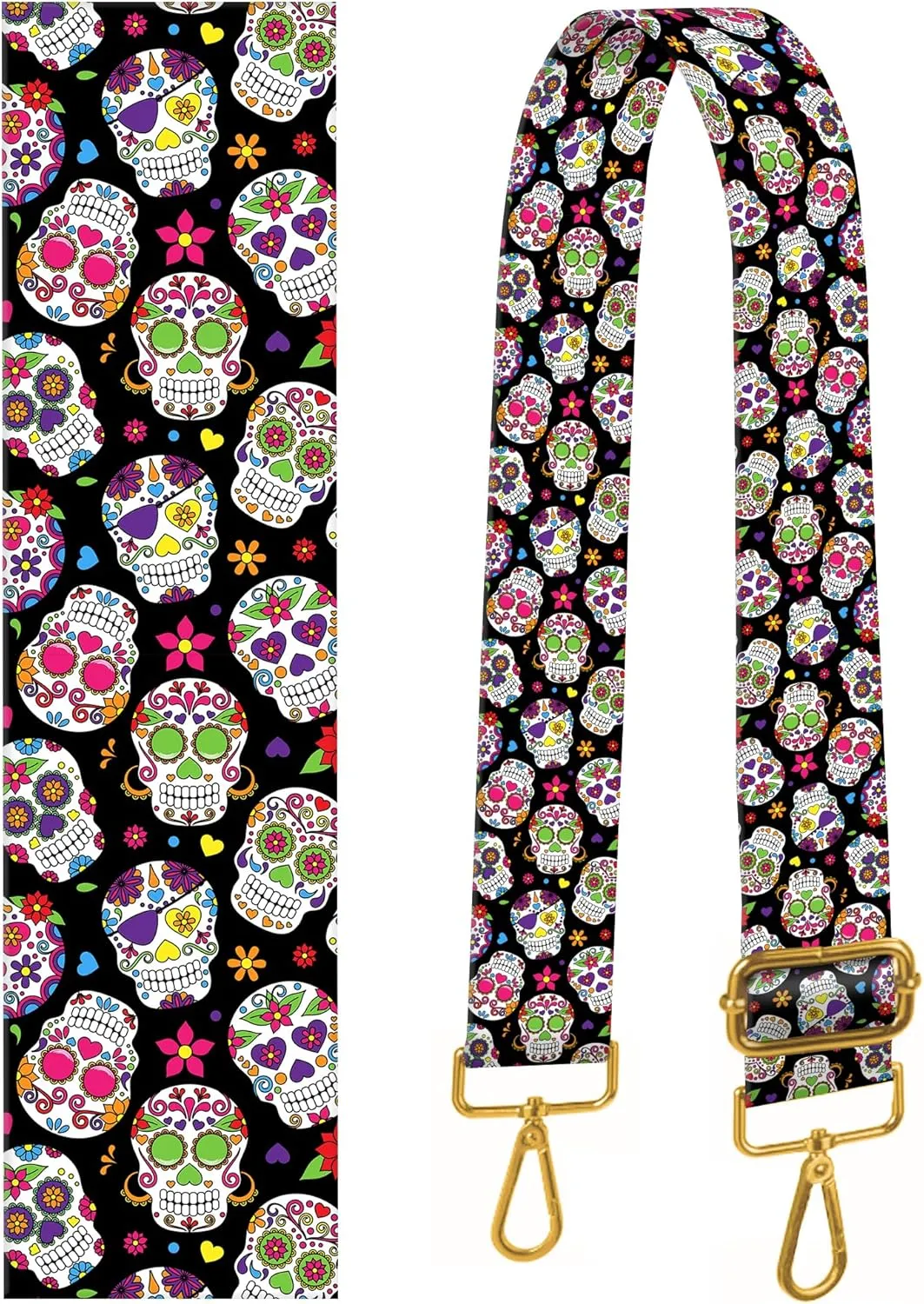 Purse Strap Replacement Crossbody 2" Wide Shoulder Strap, Cute Handbag Strap Bag Strap Replacement Belts Adjustable