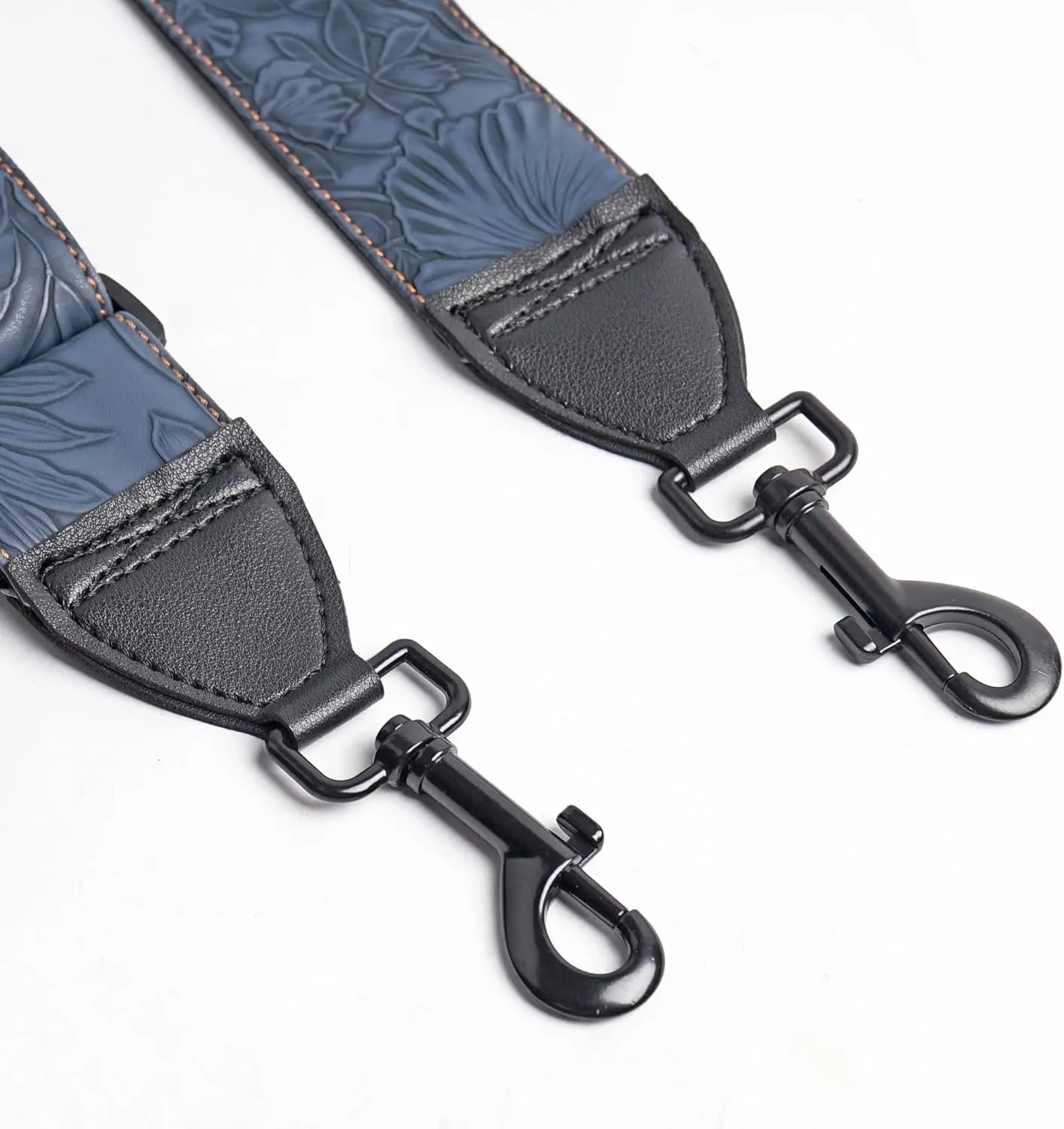 QIELIZI Banjo Strap Purse Strap Crossbody Guitar Strap For Shoulder Handbag With Gunmetal Hardware