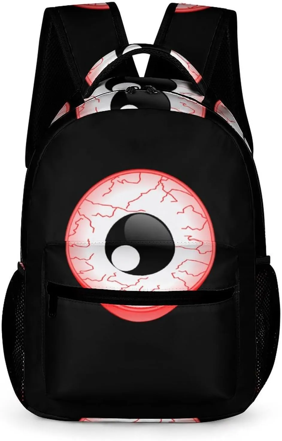 Red Eyeball Fashion Backpack Cute Daypack Unisex Laptop Bag for Travel Business Work