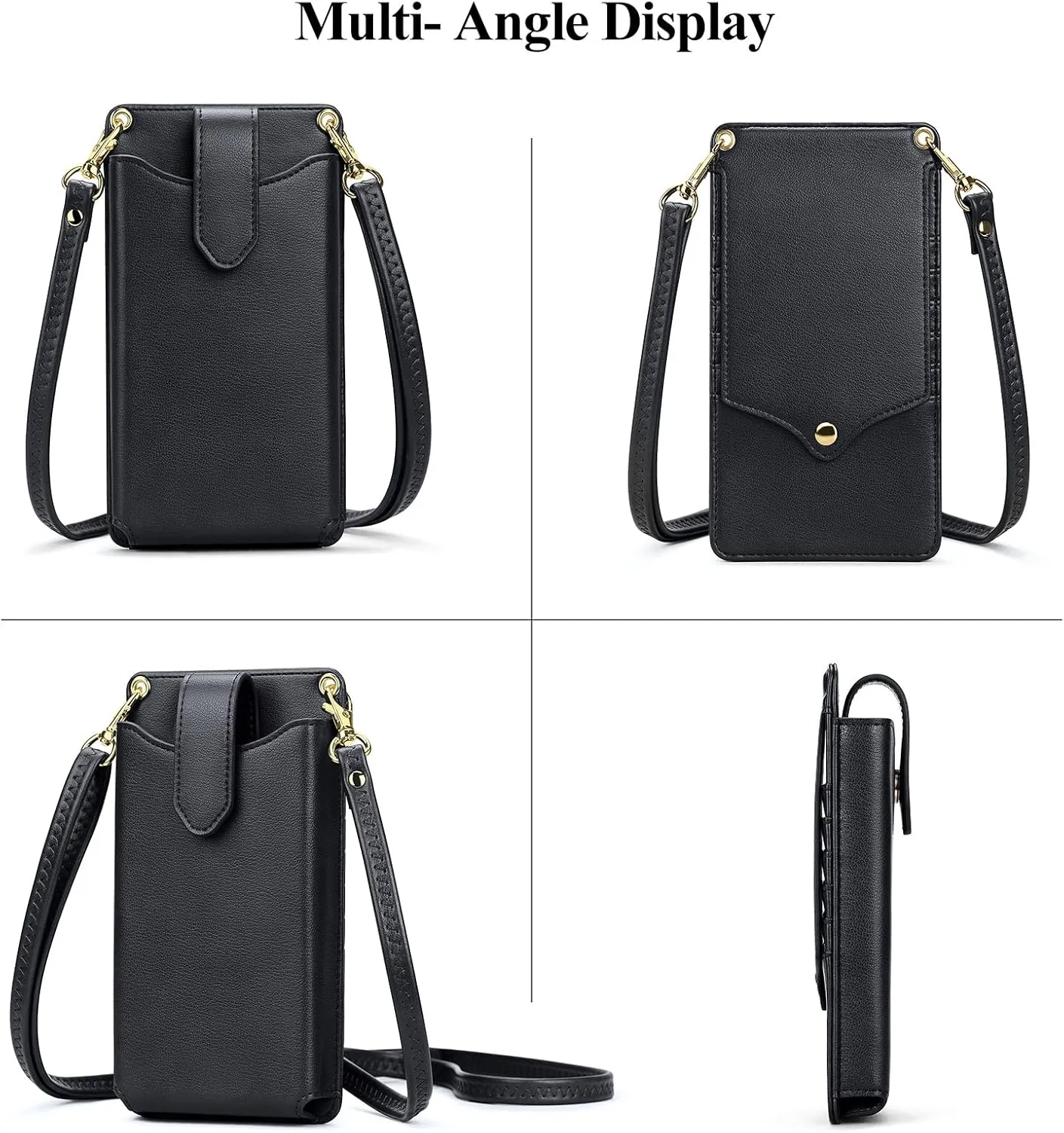 RONSIN Small Crossbody Phone Bag for Women Cell Phone Purse Wallet Mini Shoulder Bag with RFID Card Slots