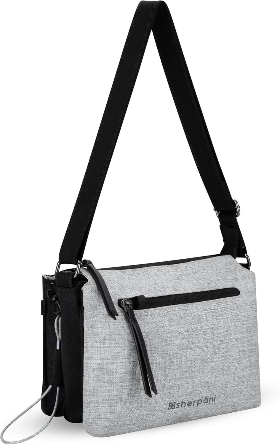 Sherpani Mei, Anti Theft Crossbody Purse, Lightweight Cross Body Bag, Fashion Trio Bag for Women with Metal Hardware