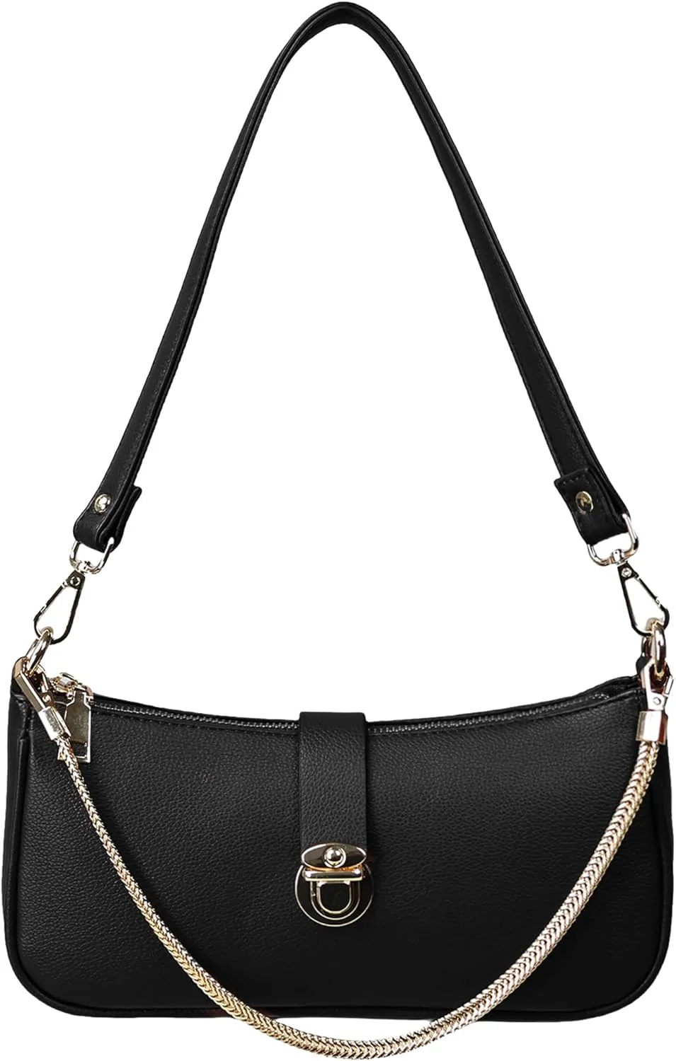Shoulder Bag for Women Vegan Leather Handbag for Work Trendy Shoulder Purses Small Tote Bag