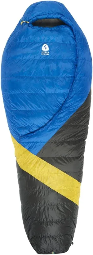 Sierra Designs Cloud 35 Degree DriDown Sleeping Bag Ultralight Zipperless Down Sleeping Bag for Backpacking and Camping