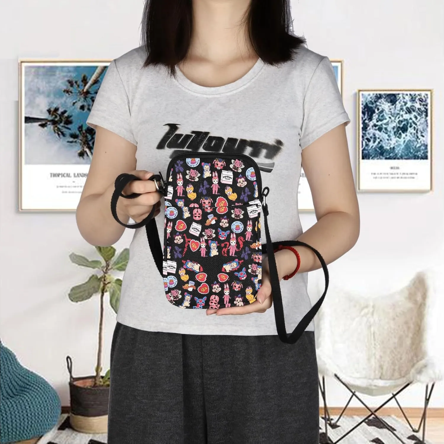 Singer Crossbody Bag America Singer Merch Music Lover Fans Gifts Fashion Album Inspired Gift Singer Album Crossbody Bag