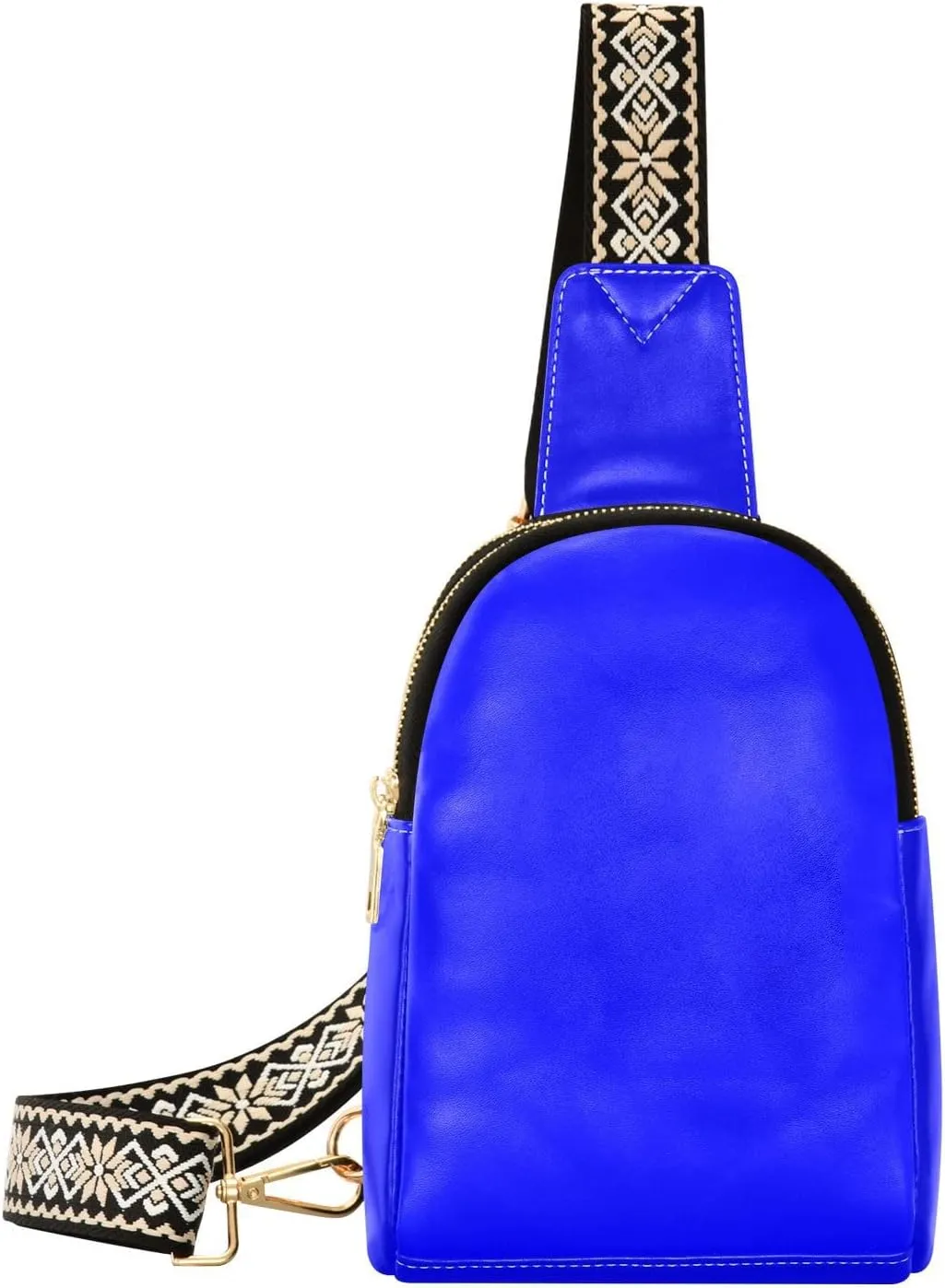 Small Sling Bag for Women Blue Crossbody Fanny Packs for Travel, Casual 20804