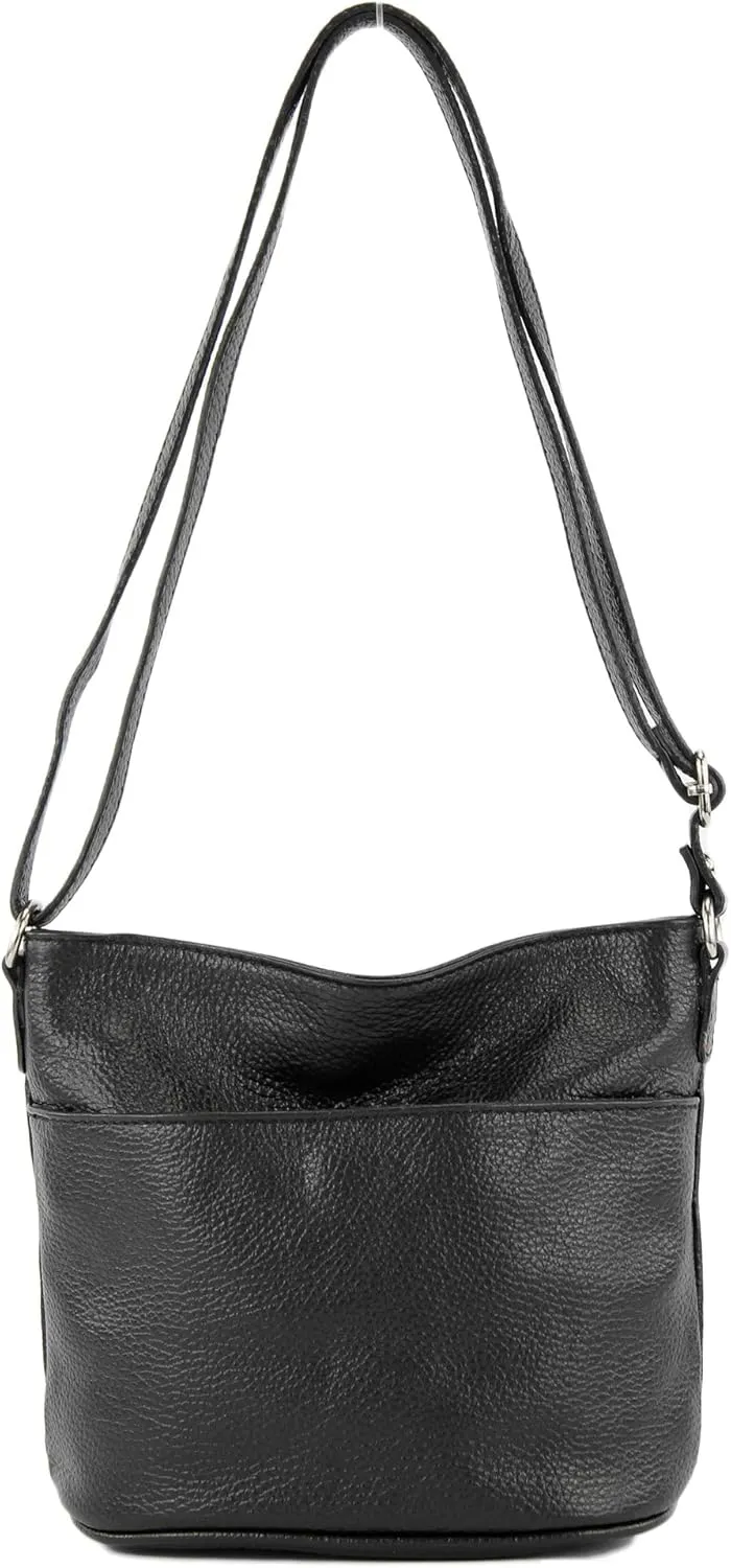 T198 - Italian shoulder bag small made of leather