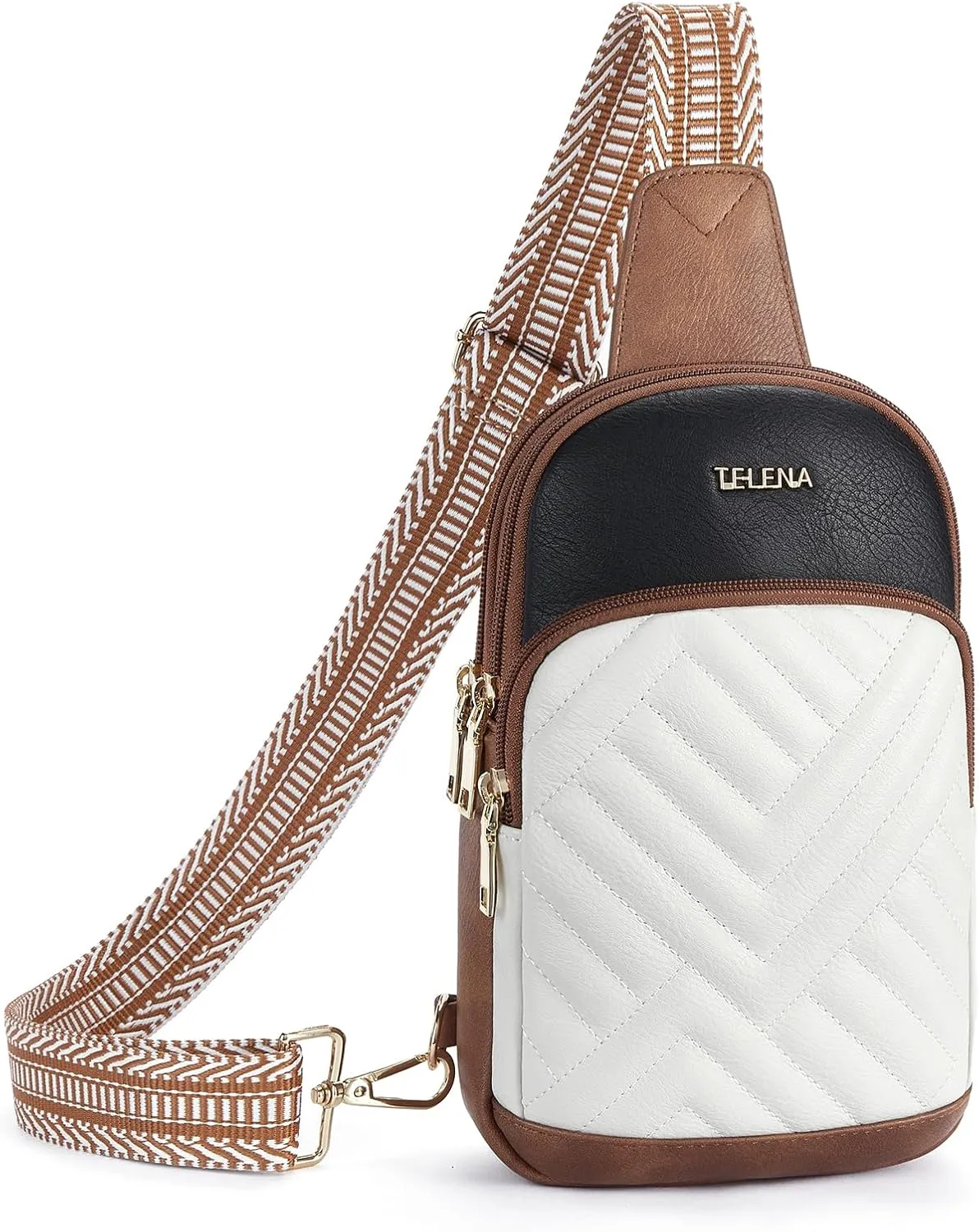 Telena Large Sling Bag Crossbody Bags for Women Fanny Packs Cross Body with Adjustable Strap