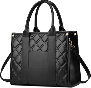 The Tote Bag Crossbody Purses for Women Shoulder Bag Handbags PU Leather Top Handle Bags with zipper