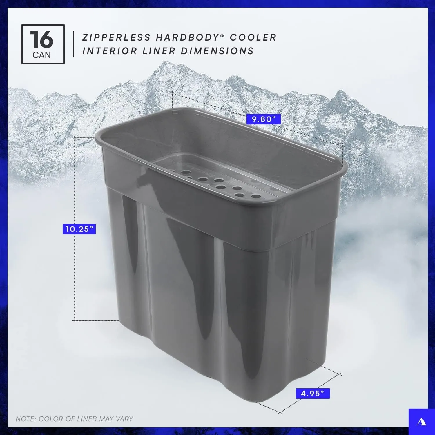Titan Deep Freeze Coolers - Zipperless Hardbody Cooler - Deep Freeze Insulation, HardBody Liner, and SmartShelf