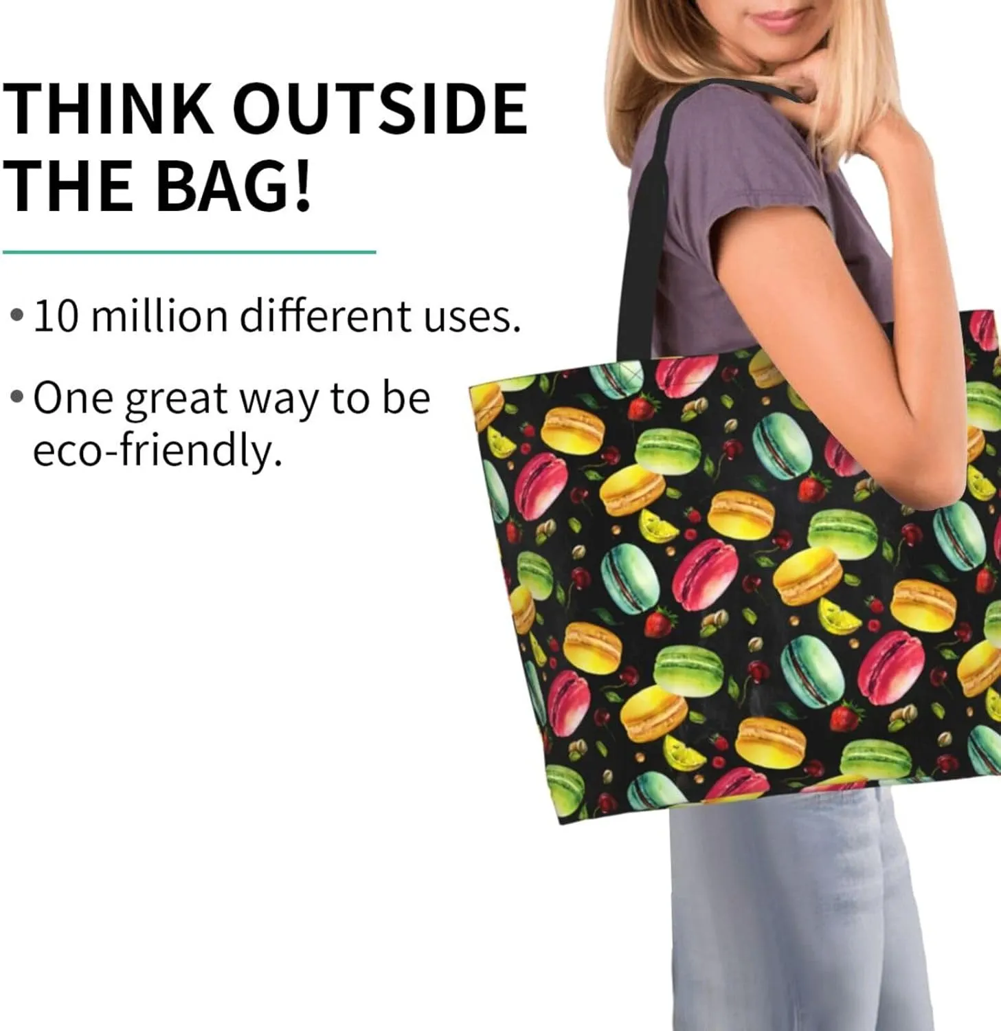 Tote Shoulder Bag Large Durable Handbag Lightweight Stylish for Daily Use-19.7x15.7x5.9 Inch