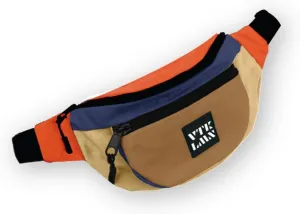 Vatkalimon Fanny Pack with Dark Colors - Waterproof Belt Bag - Small Crossbody Bag with Adjustable Strap - Gym Bag, Sling Bag, Travel Essentials, Stylish Bum Bag for Hiking, Running & Daily Use