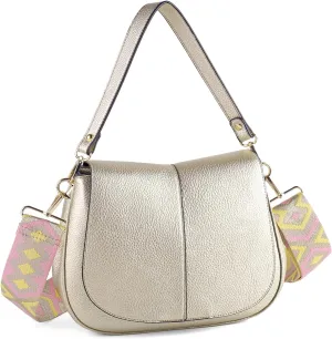 Vegan Leather Hobo Purses, Crossbody Bags for Women, Shoulder Handbags with Wide Strap