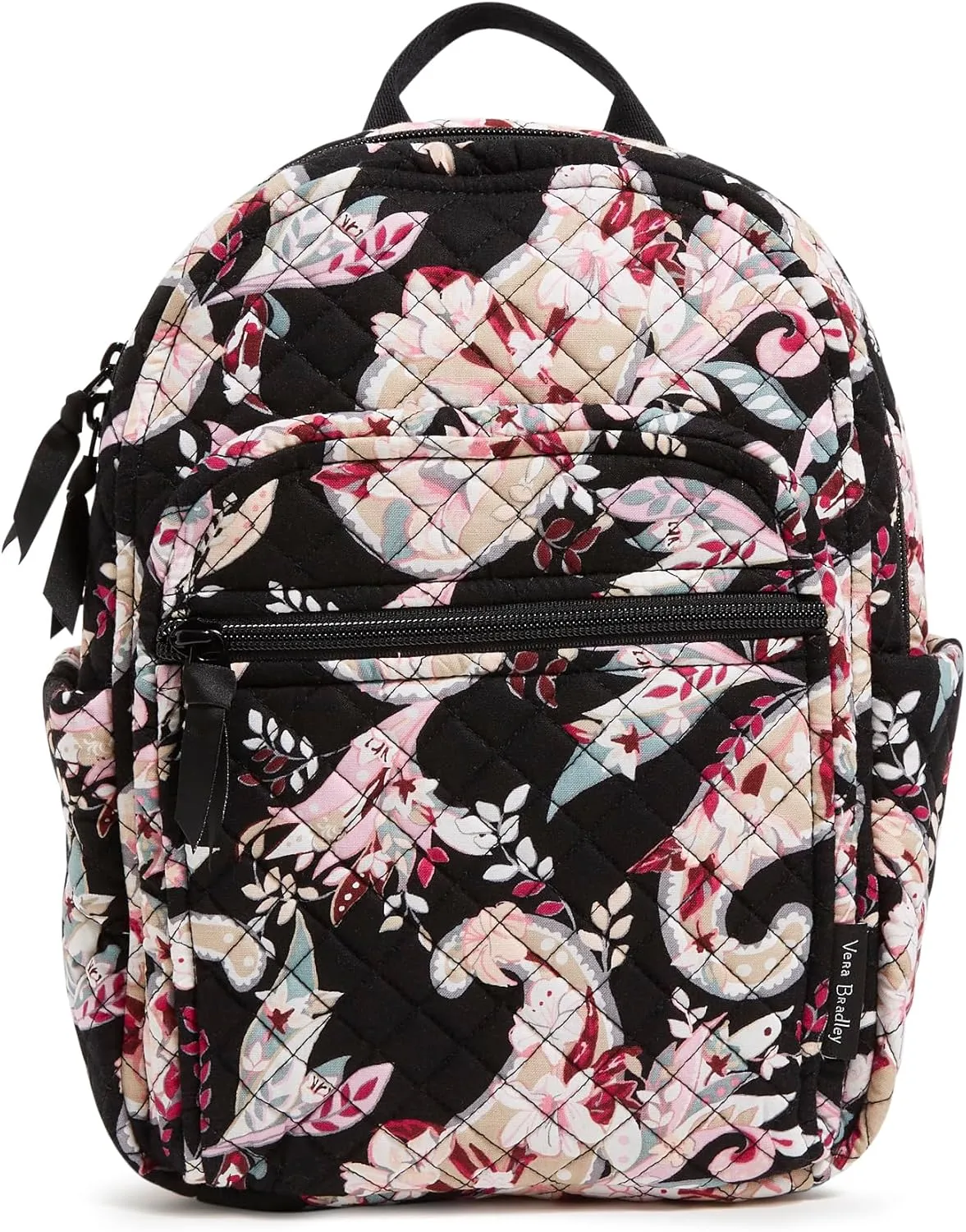 Vera Bradley Women's Cotton Small Backpack, Botanical Paisley, One Size