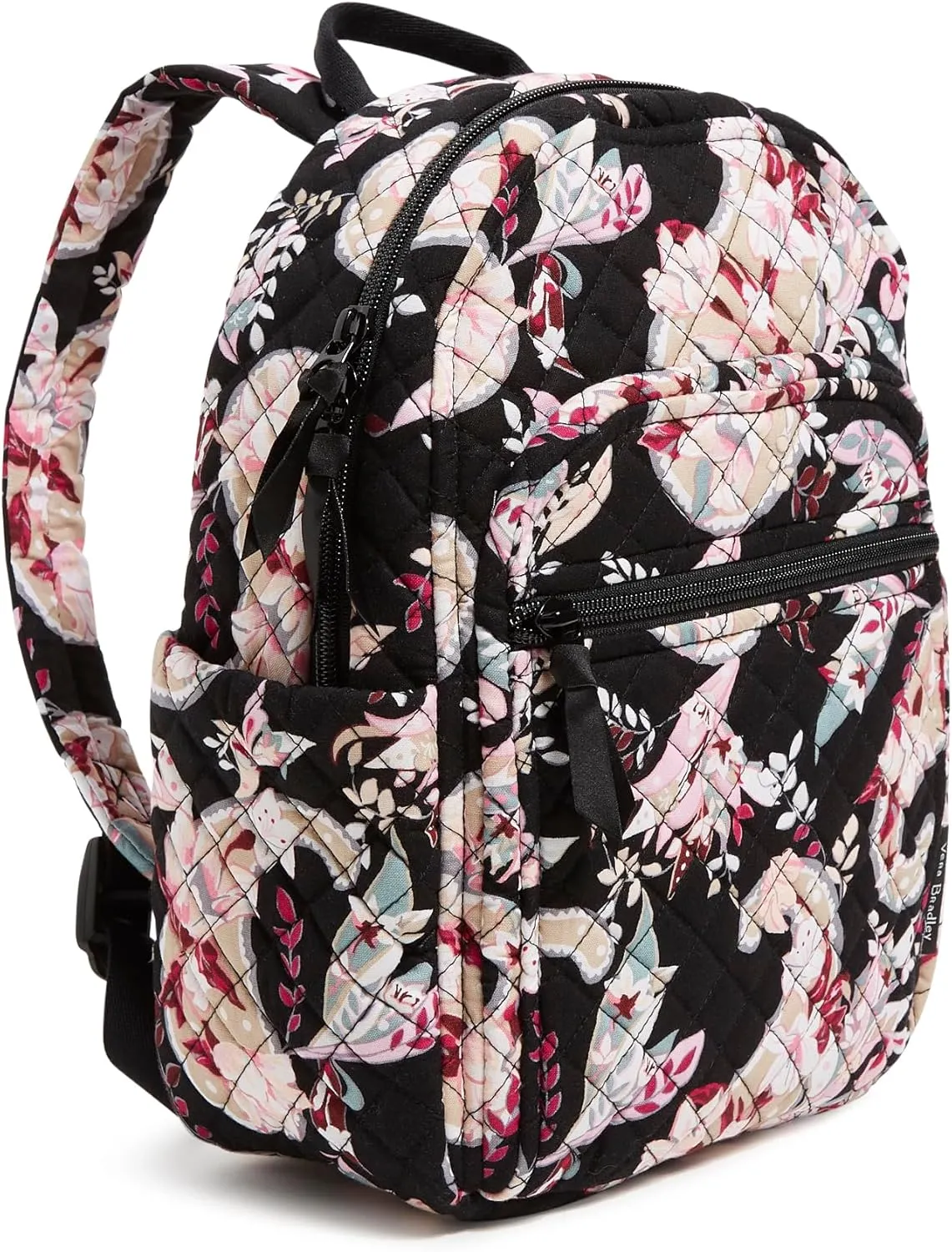 Vera Bradley Women's Cotton Small Backpack, Botanical Paisley, One Size