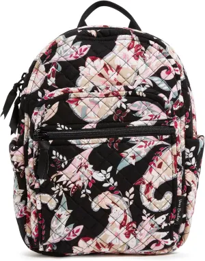 Vera Bradley Women's Cotton Small Backpack, Botanical Paisley, One Size