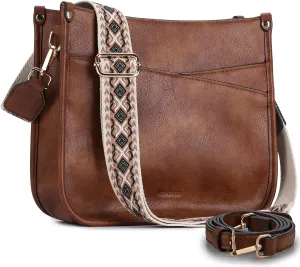 VX VONXURY Shoulder Bag for Women,Trendy Vegan Leather Crossbody Bag,Fashion Bucket Bag with 2PCS Adjustable Straps