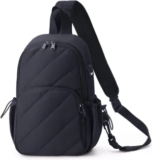 Wandering Nature Featherweight Sling Backpack Crossbody Bag for Women Fits for 11" iPad with Convertible Padded Strap, Multiple Pockets, Ideal for College, Work Commute, Travel, Everyday Errands