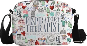 WCGXKO RT Gift Respiratory Therapist Crossbody Bag Respiratory Care Week Gift Employee Pulmonology Nurse Gift