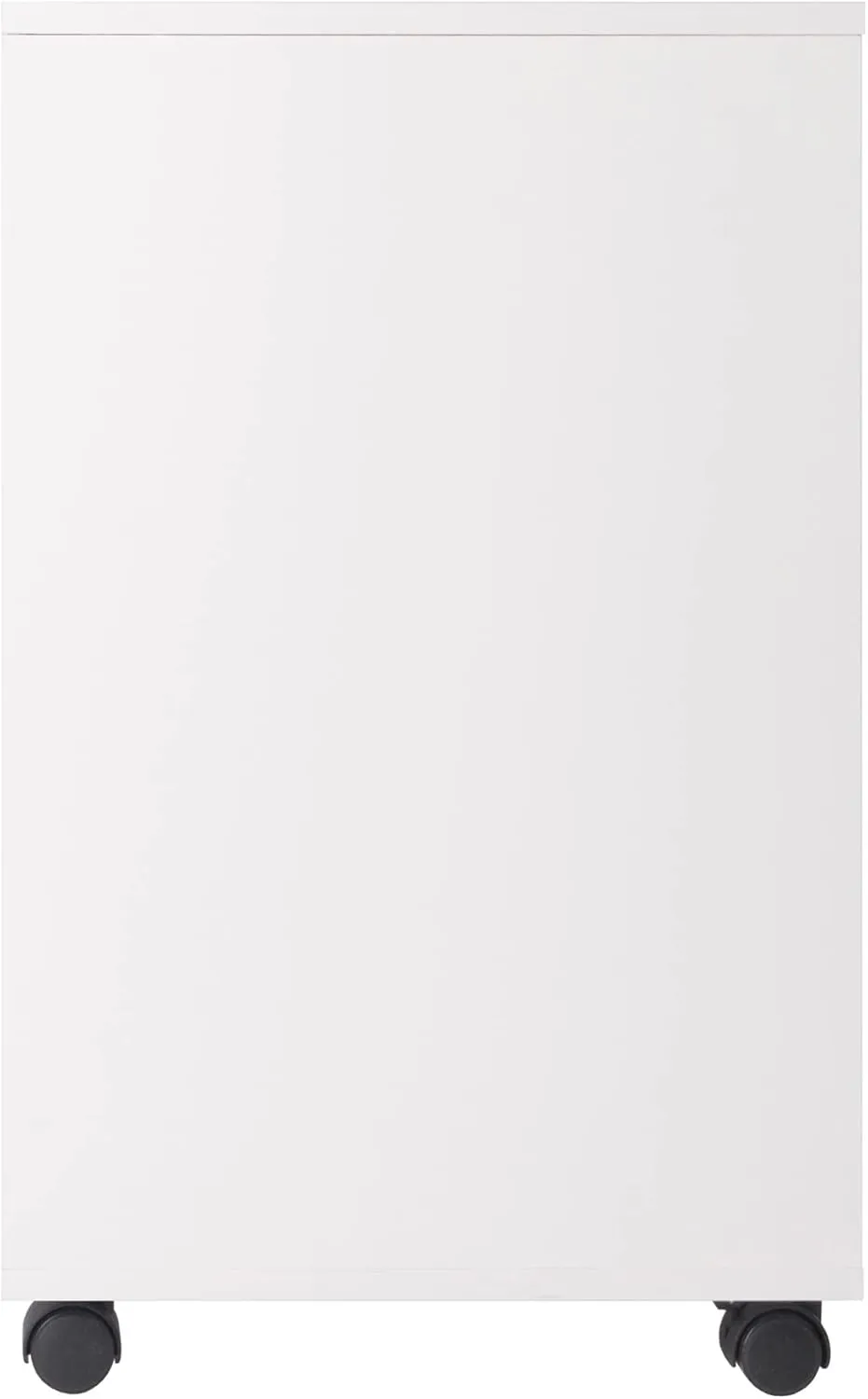 Winsome Halifax Storage Mobile Cabinets, 1 Door, 3 Drawers, 2 Wide Drawers, for Home Office, White