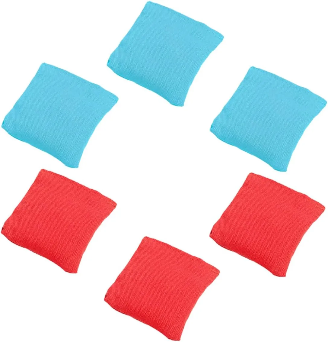 Yardwe 6pcs Bean Bag Toss Game Hand Toss for Indoor Outdoor Party Fun Sandbag Plaything for Family Gatherings Birthday Celebrations